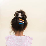 the cotton cloud - Kinder - Haarspangen 3er - Set Retro • Waves Retro - Kinder - Haarspange - ROSA ECK