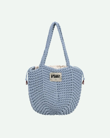 The Sticky Sis Club - Häkeltasche • Sky - ROSA ECK