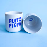 tinyday - FLITZPIEPE Becher • Blau - Kaffee - und Teetasse - ROSA ECK Concept Store