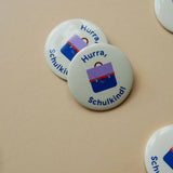 tinyday - HURRA SCHULKIND Button - ROSA ECK
