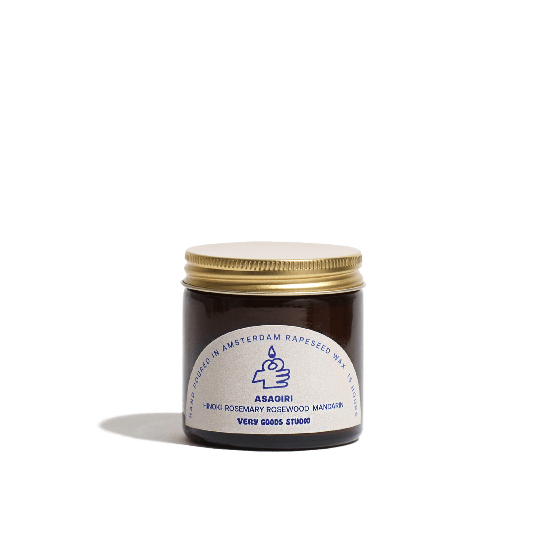 Very Goods Studio - ASAGIRI Duftkerze im Glas (60 ml) - Kerze - ROSA ECK Concept Store