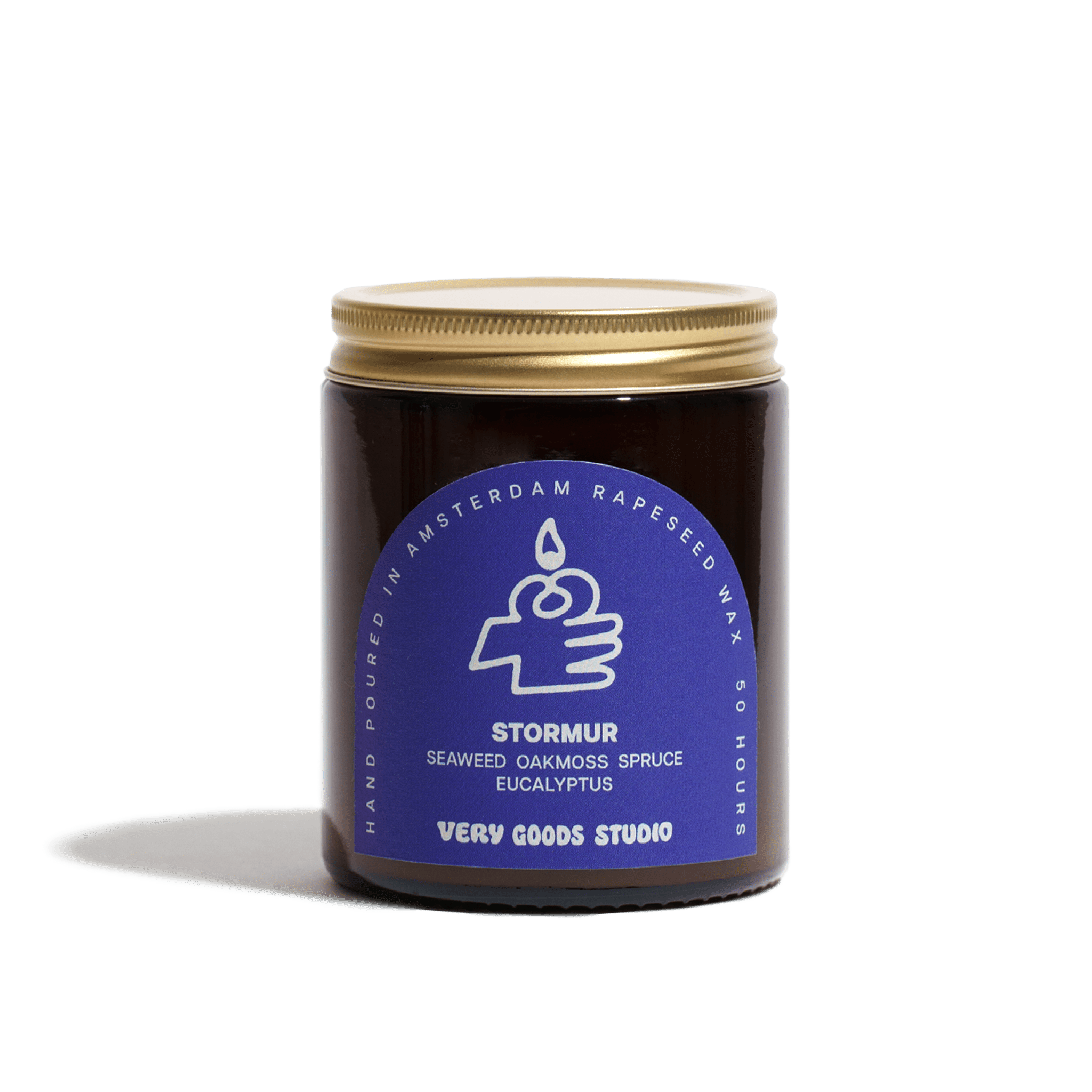 Very Goods Studio - STORMUR Große Duftkerze im Glas (170 ml) - Kerze - ROSA ECK Concept Store