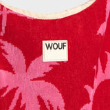 WOUF - TULUM Tragetasche Frottee - ROSA ECK