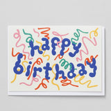 Wrap - HAPPY BIRTHDAY Geprägte Geburtstagskarte - Grußkarte - ROSA ECK Concept Store