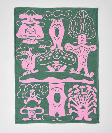 Wrap - MUSHROOMS Geschirrtuch aus Baumwolle - Geschirrtuch - ROSA ECK