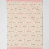 Wrap - WAVE GRID NATURAL Geschirrtuch aus Baumwolle - Geschirrtuch - ROSA ECK