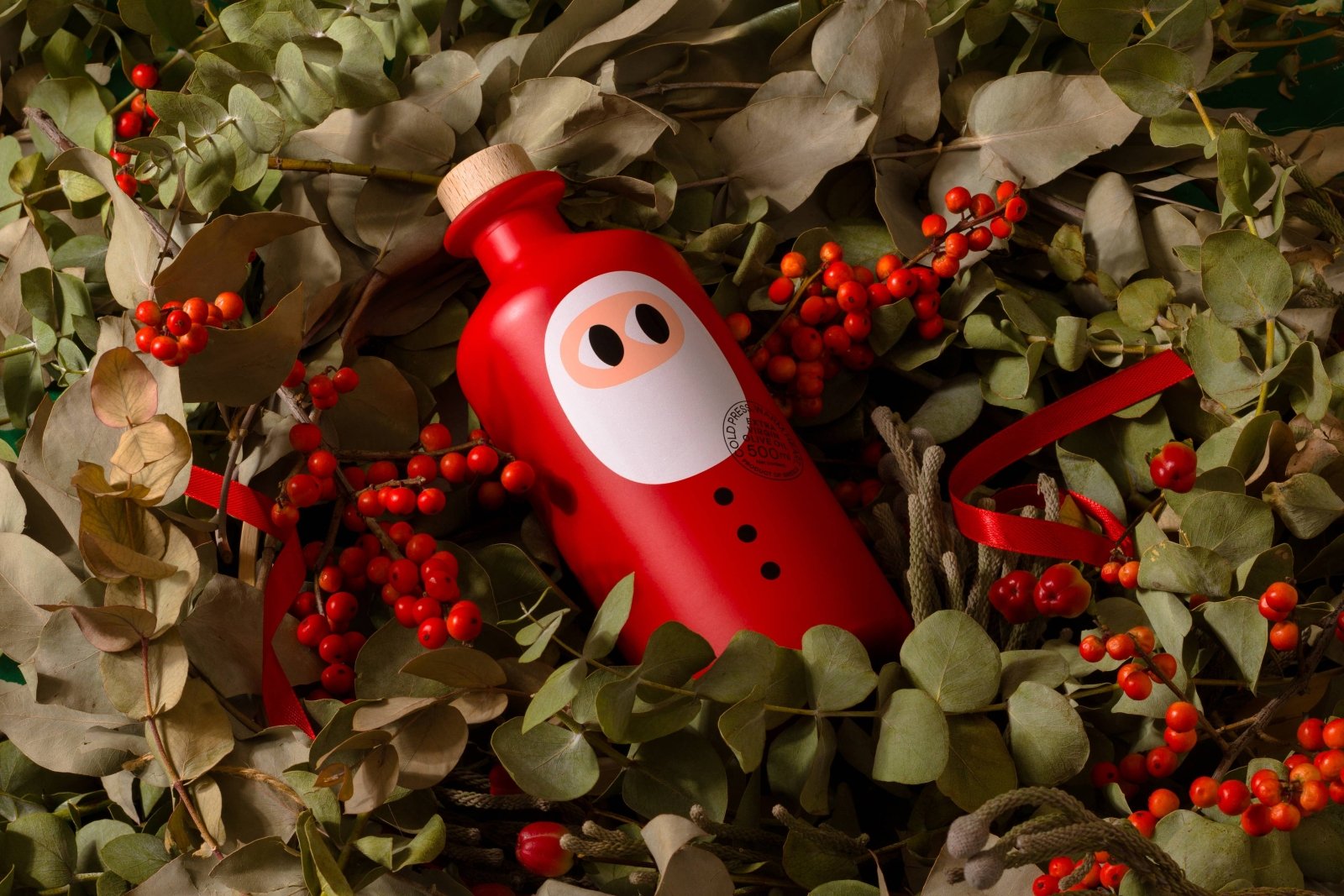Yiayia and Friends - Natives Olivenöl extra (500 ml) • Santa Edition - ROSA ECK