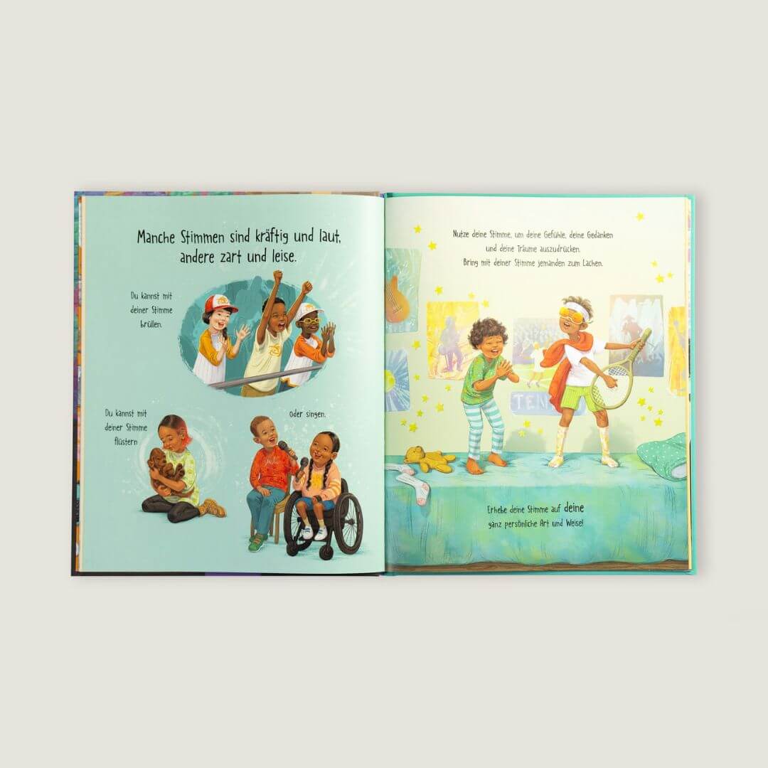 Zuckersüß Verlag - EINE STIMME WIE DEINE Kinderbuch - ROSA ECK - April Groman, Frank Murphy,